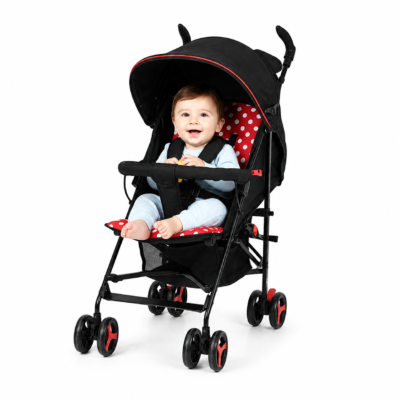 Disney Lightweight Umbrella Baby Stroller with Adjustable Canopy & Storage Basket (DN-303)