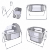 2 Mastela 4-in-1 Multifunctional Baby Bassinet, Co-Sleeper & Swing