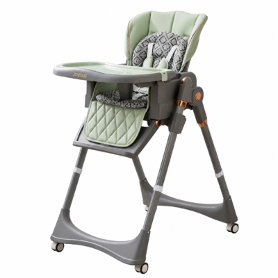2 Joyous Multi-Function Baby High Chair with Storage Basket & Lockable Wheels (8133)