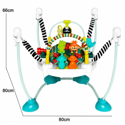2 Baby’s Multifunctional Puzzle Jump Chair with Music & Interactive Toys (AY662)