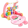 2 Joyous 2-in-1 Baby Piano Play Gym & Push Walker with Musical Keyboard (9881)