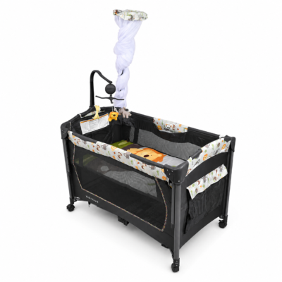 2 Kids Guard Portable Baby Crib & Playpen with Full Canopy Mosquito Net (860)