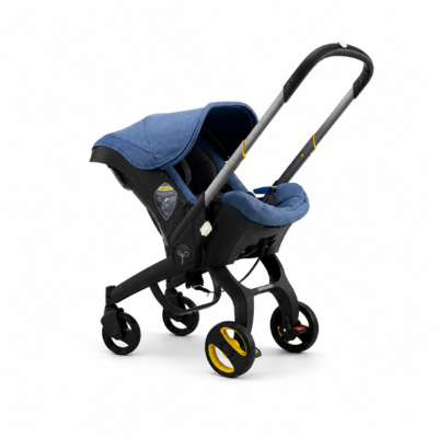 2 Convertible Rear-Facing Baby Car Seat Stroller All-in-One Travel System (AT)