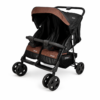 2 JOYOUS JY212 Side-by-Side Twin Double Stroller with Peek-a-Boo Canopy