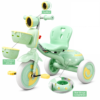 2 Classic Toddler Pedal Trike with Eyelash Headlight, Sound Effects & Covered Storage (6012)