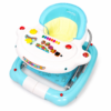 2 Infantes Whale-Theme Baby Walker-Rocker Combo with Musical Keyboard & Footrest Mat (1080)