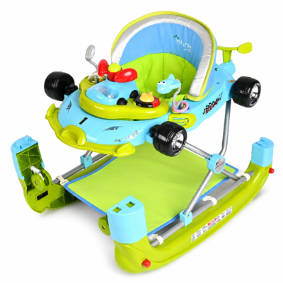 Infantes 2-in-1 F1 Race Car Baby Walker & Rocker (1085)