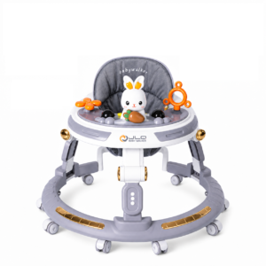4-in-1 Convertible Height-Adjustable Baby Walker with Music Tray & Meal Board (207)