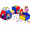 2 5-in-1 Convertible Children’s Playhouse Tent & Tunnel Set