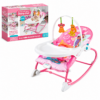 2-in-1 Infant to Toddler Rocker & Dining Chair with Music & Feeding Tray