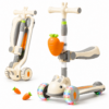 2 2-in-1 Kids Rabbit Scooty with Seat & Carrot Storage Basket