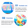 2 3-in-1 Ball Pool Tent & Crawling Tunnel House Set for Kids