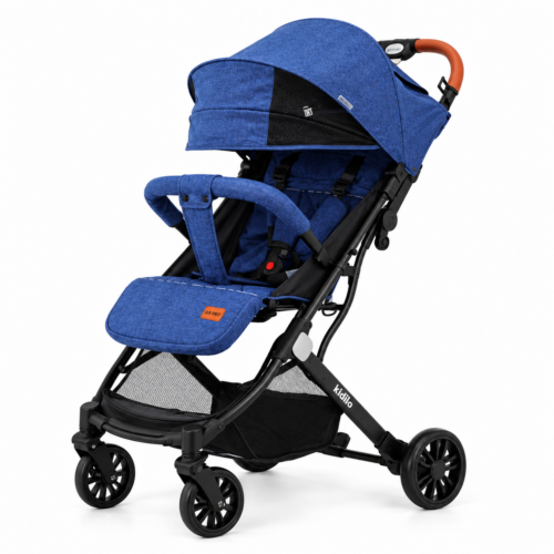 Kidilo K8 Reversible Lightweight Baby Stroller with XL Anti-UV Canopy & Footmuff