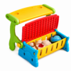 3-in-1 Kids Desk, Bench & Toy Storage Organizer CT-312