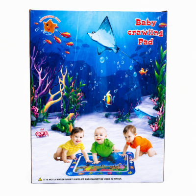 Baby Inflatable Water Play Mat – Ocean Theme Tummy Time Crawling Pad