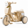 3-Wheel Musical Kids Tricycle with Headlight & Tool-Free Easy Assembly
