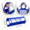 2 Kids Pop-Up Outer Space Crawling Tunnel & Play Tent House