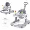 Multifunctional Mushroom 5-in-1 Baby Walker with Push Bar & Safety Stoppers (MY-816)