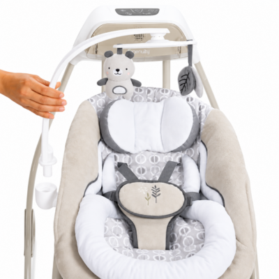 2 Ingenuity 2-in-1 SmartSize Gliding Swing & Convertible Floor Rocker (10639)