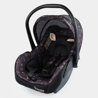 Infantes Portable Infant Car Seat & Carrycot (0–15 kg / 0–12 Months) with Animal Ear Cushion (233)