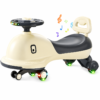 Kids Magic Swing Twist Car - Light-Up Flashing Wheels & Musical Steering Wheel (7688)