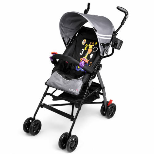 Joyous S306 Compact Folding Baby Stroller with Adjustable Canopy & Storage Basket