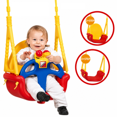 Eduplay Do Re Mi Convertible Baby-to-Child Hanging Swing (6 Months to 7 Years) (SW-1421)