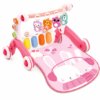 3 Joyous 2-in-1 Baby Musical Piano Play Mat & Walker with Interactive Shape Sorter (9892)