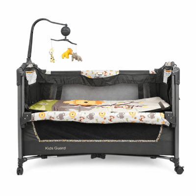 3 Kids Guard Portable Baby Crib & Playpen with Full Canopy Mosquito Net (860)