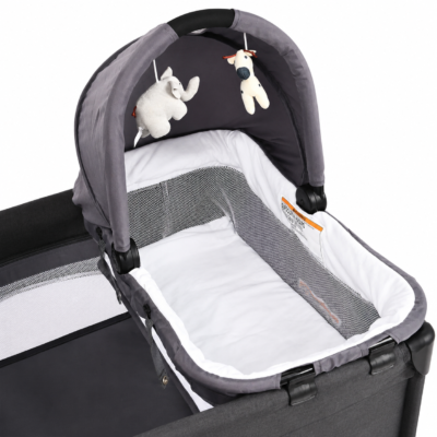 3 AP-007 Premium All-in-One Convertible Baby Playpen & Infant Bassinet with Changing Station