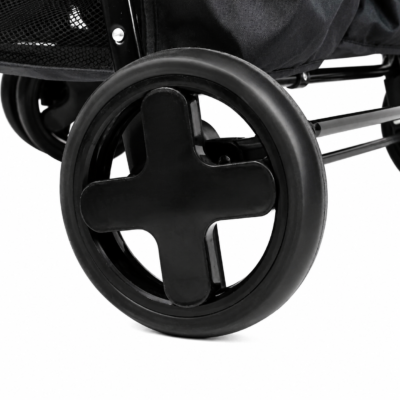 3 JOYOUS JY212 Side-by-Side Twin Double Stroller with Peek-a-Boo Canopy