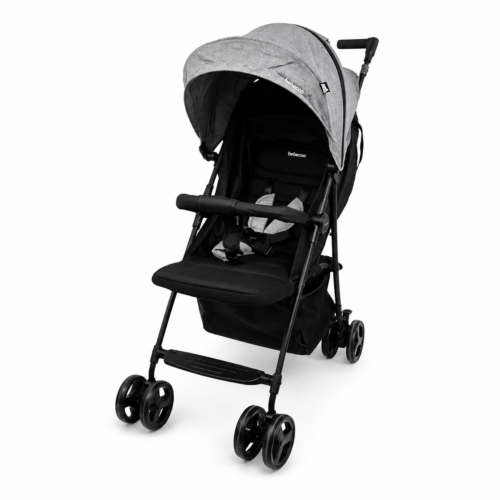 Foldable Travel Stroller with 5-Point Safety Harness & Storage Basket (9559)