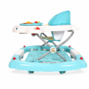 3 Infantes Whale-Theme Baby Walker-Rocker Combo with Musical Keyboard & Footrest Mat (1080)