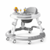Convertible Baby Walker with Detachable Toy Tray, Push Bar & 8-Level Height Adjustment (217)
