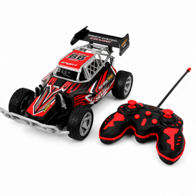 High-Speed Off-Road RC Monster Truck with 2.4GHz Remote & LED Lights