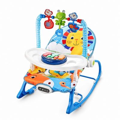 3 4-in-1 Infant to Toddler Baby Rocker with Soothing Vibrations (N-6903/6904)
