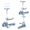 3 Convertible 3-Wheel Kids Scooter & Cycle with Adjustable Height, Music & Lights
