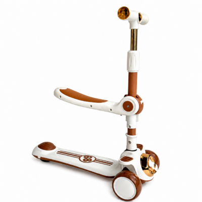 Airplane Jet-Design Foldable Kids Scooter with Smooth Ride Wheels