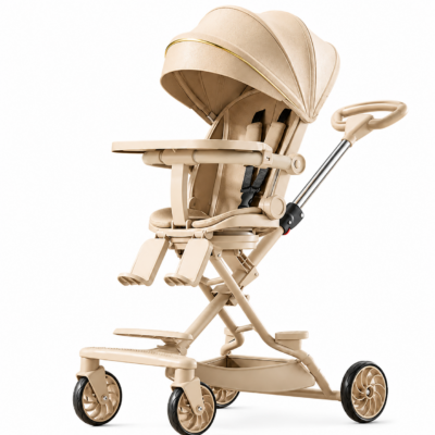 3-in-1 Multifunction Convertible Baby Stroller & High Chair with 360° Rotatable Seat