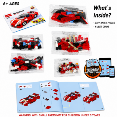 3-in-1 Future Flyer, Space Station & Fighter Jet Building Brick Set (168+ Pcs)
