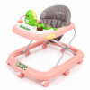 Dino Foldable Baby Walker with Musical Toy Tray & Adjustable Height (919)