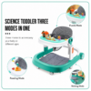 3 3-in-1 Elegant Baby Walker with Farm-Themed Music Toy Bar, Bounce Mode & Anti-Fall Brakes