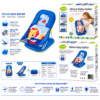 Mastela Deluxe Baby Bather - Adjustable 3-Position Folding Infant Bath Seat (7031)