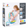 Mastela Deluxe Baby Bather - Portable Fold-Flat Infant Bath Sling Support for Sink & Tub (7165)