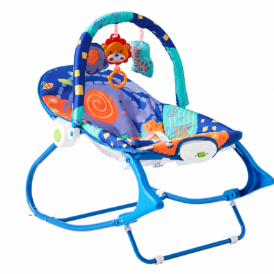 Infantes Baby Rocker Seat with Music, Calming Vibrations & Detachable Toy Bar (4615)
