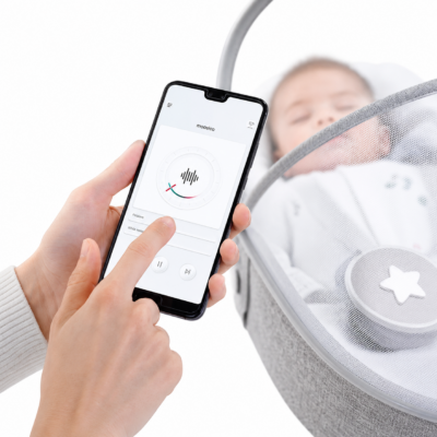 Mastela 4-in-1 Multi-Functional Baby Swing & Bassinet with 360° Rotation