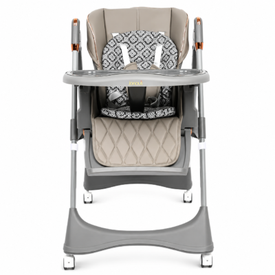4 Joyous Multi-Function Baby High Chair with Storage Basket & Lockable Wheels (8133)
