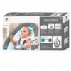 Mastela Fold-Up Portable Baby Rocker with Vibration, Music & Toy Bar