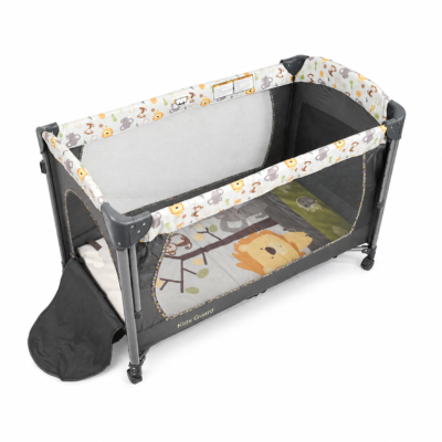 4 Kids Guard Portable Baby Crib & Playpen with Full Canopy Mosquito Net (860)