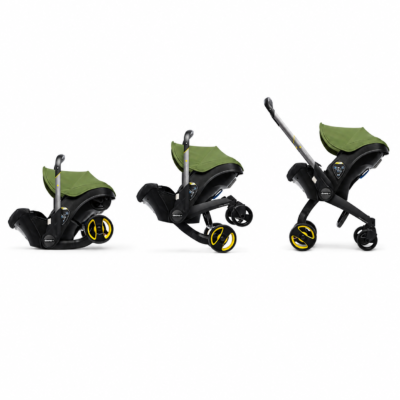 4 Convertible Rear-Facing Baby Car Seat Stroller All-in-One Travel System (AT)